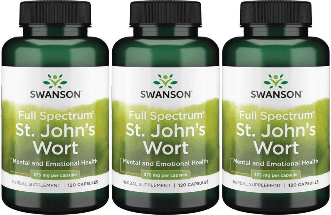 Swanson St John’s Wort 375mg 360 Caps