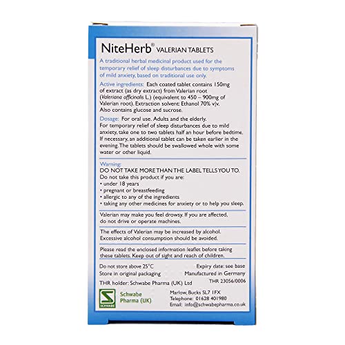 Valerian Root Extract 150mg - 30 Tablets