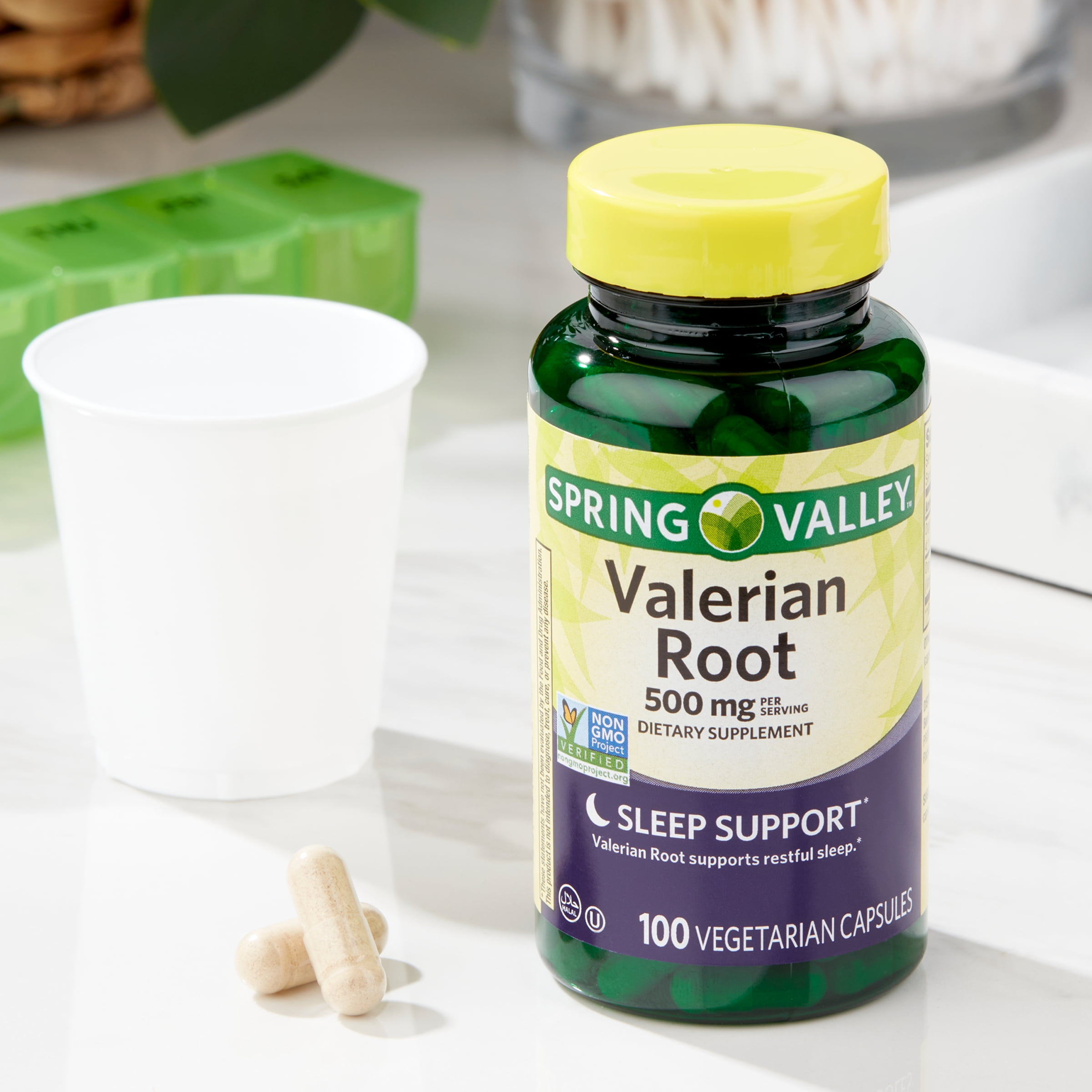 Spring Valley Valerian Root 500 mg Capsules