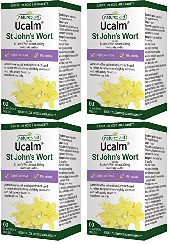 Ucalm St Johns Wort 4-Pack Bundle
