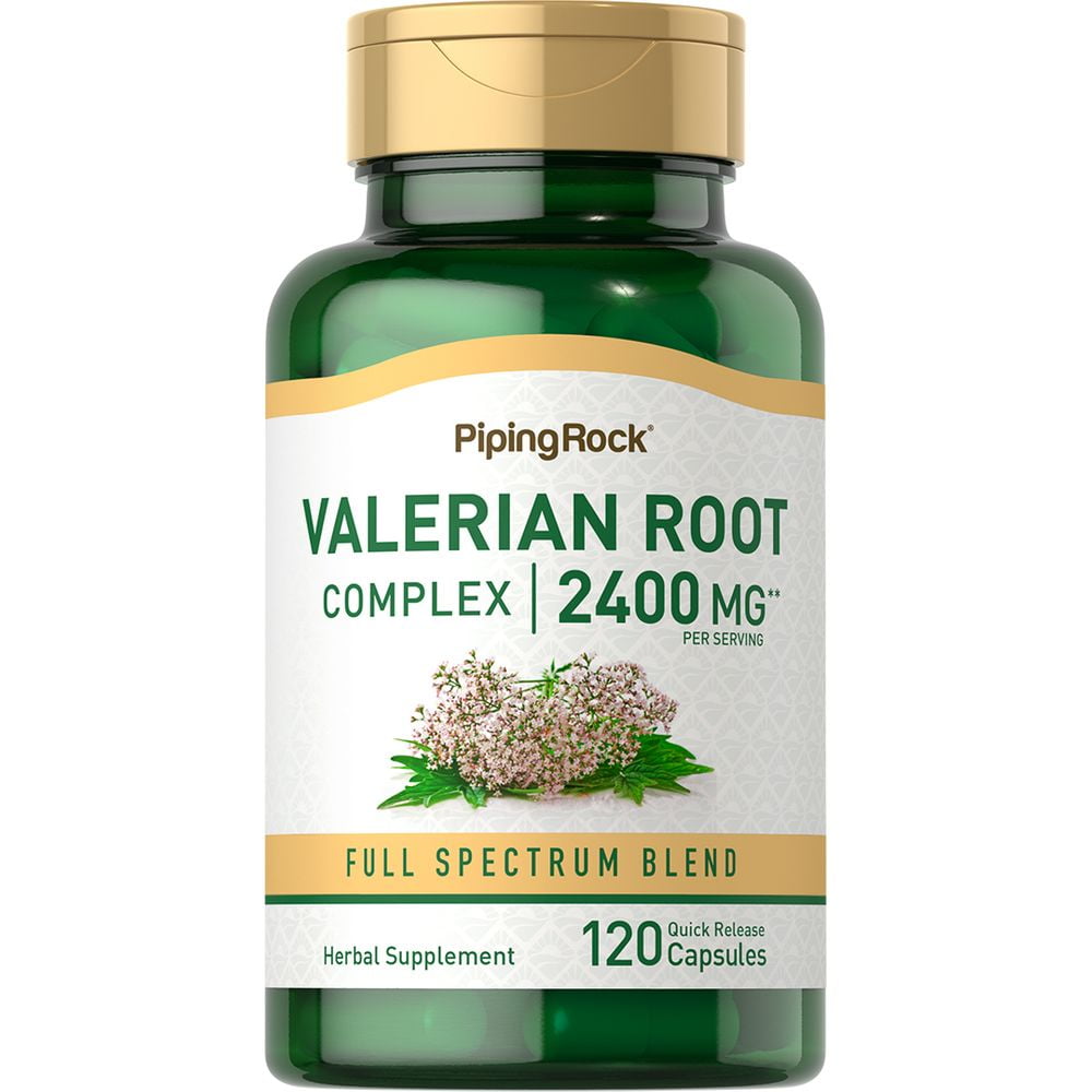 Valerian Root 1,200 mg - 120 Capsules, Non-GMO