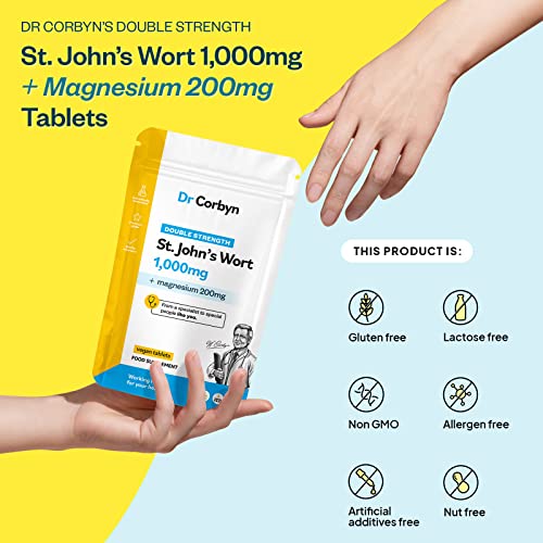 Dr Corbyn Double Strength St. John's Wort 1,000mg