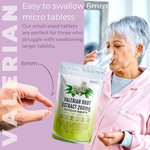 Vitaherbs Valerian Root 200mg - 70 Vegan Tablets