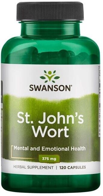 St John's Wort 375mg - 120 Capsules for Mood