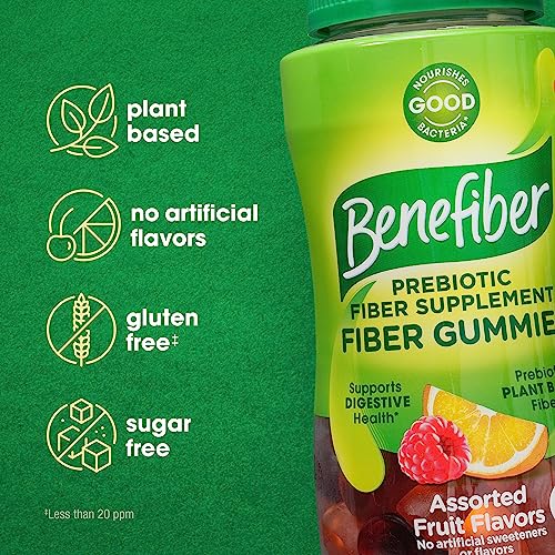 Benefiber Prebiotic Fiber Gummies for Digestive Health