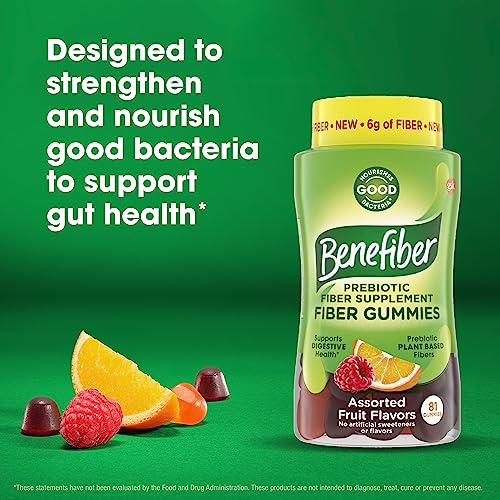 Benefiber Prebiotic Fiber Gummies for Digestive Health