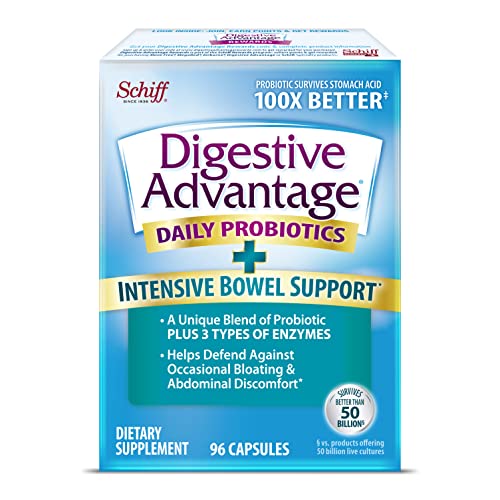 Digestive Advantage Bowel Support Probiotic - 96 Capsules