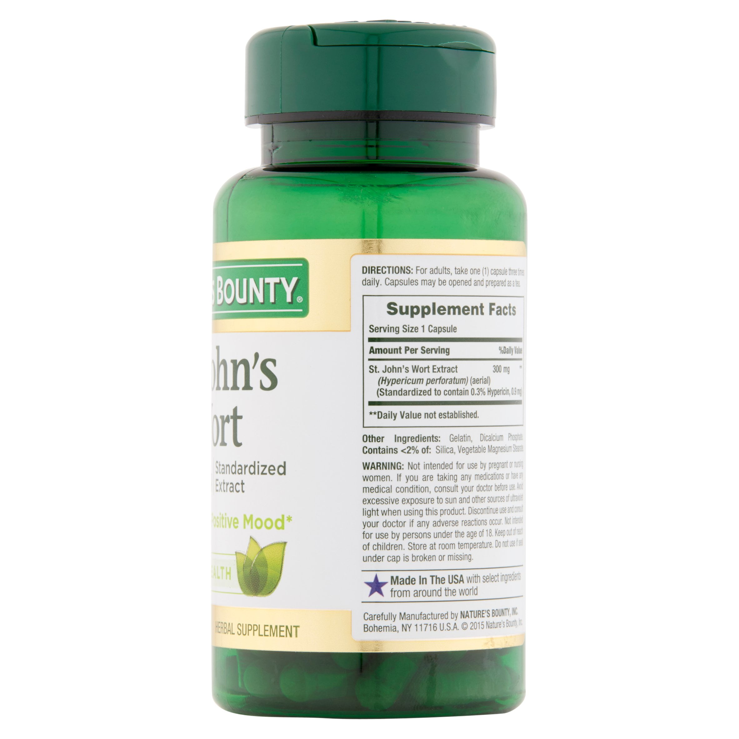 Nature's Bounty St. John's Wort 300 mg, 100 Count
