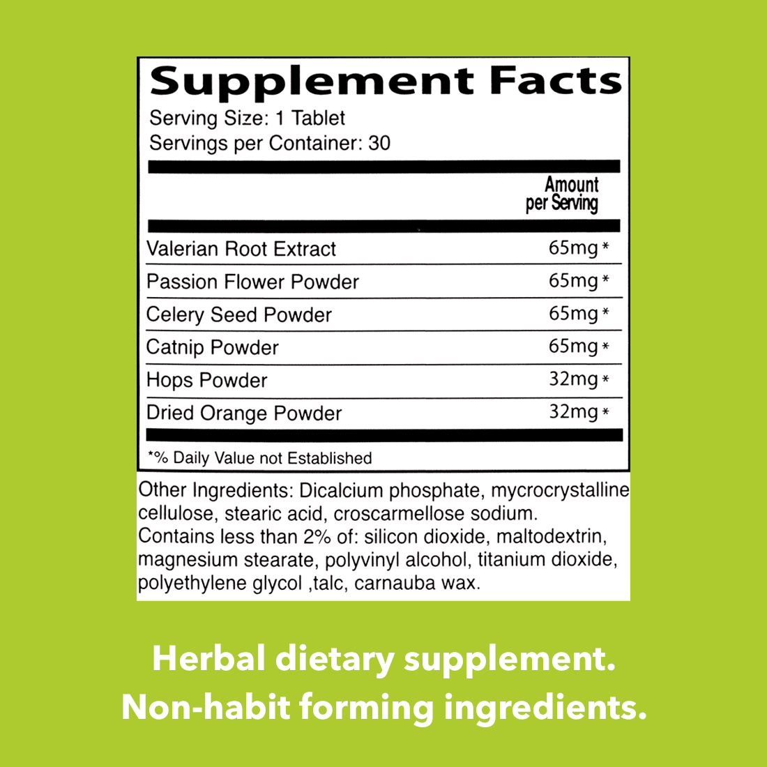 Nerviosil Calming Herbal Supplement with Valerian Root
