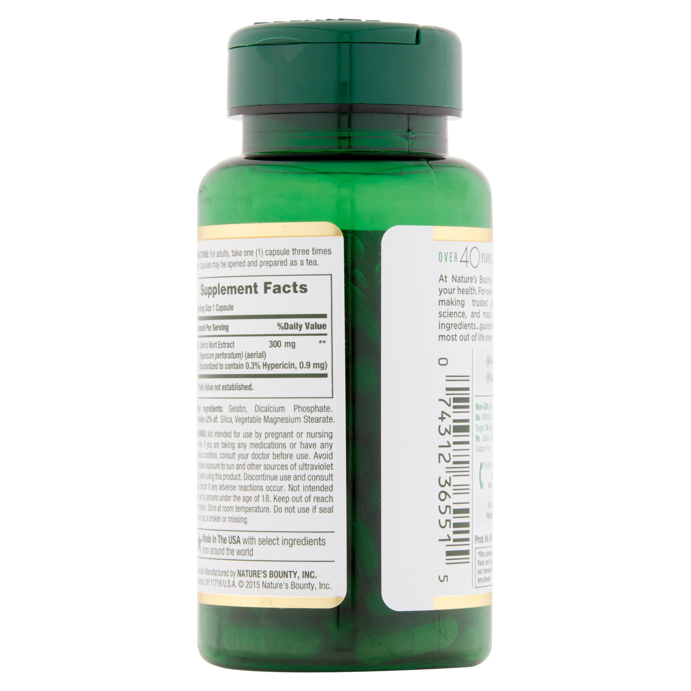 Nature's Bounty St. John's Wort 300 mg, 100 Count