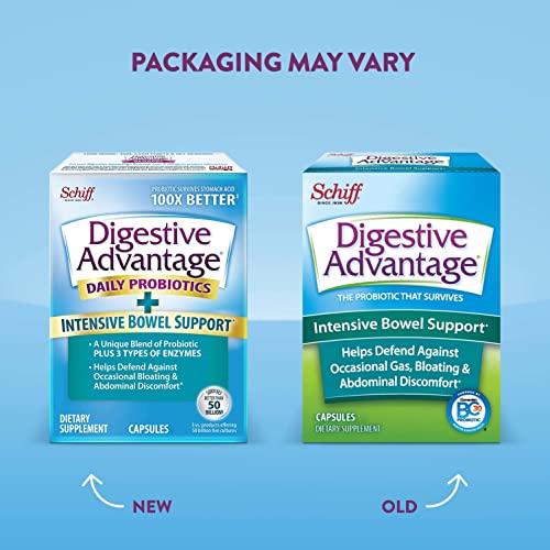 Digestive Advantage Bowel Support Probiotic - 96 Capsules