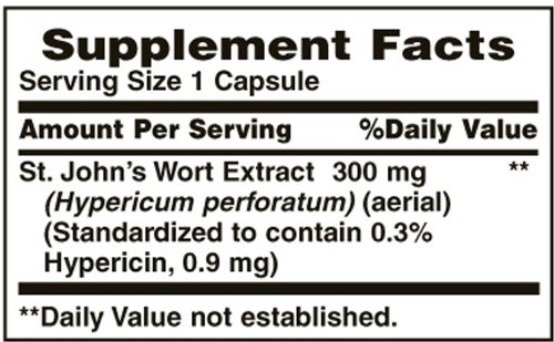 Nature's Bounty St. John's Wort 300 mg, 100 Count