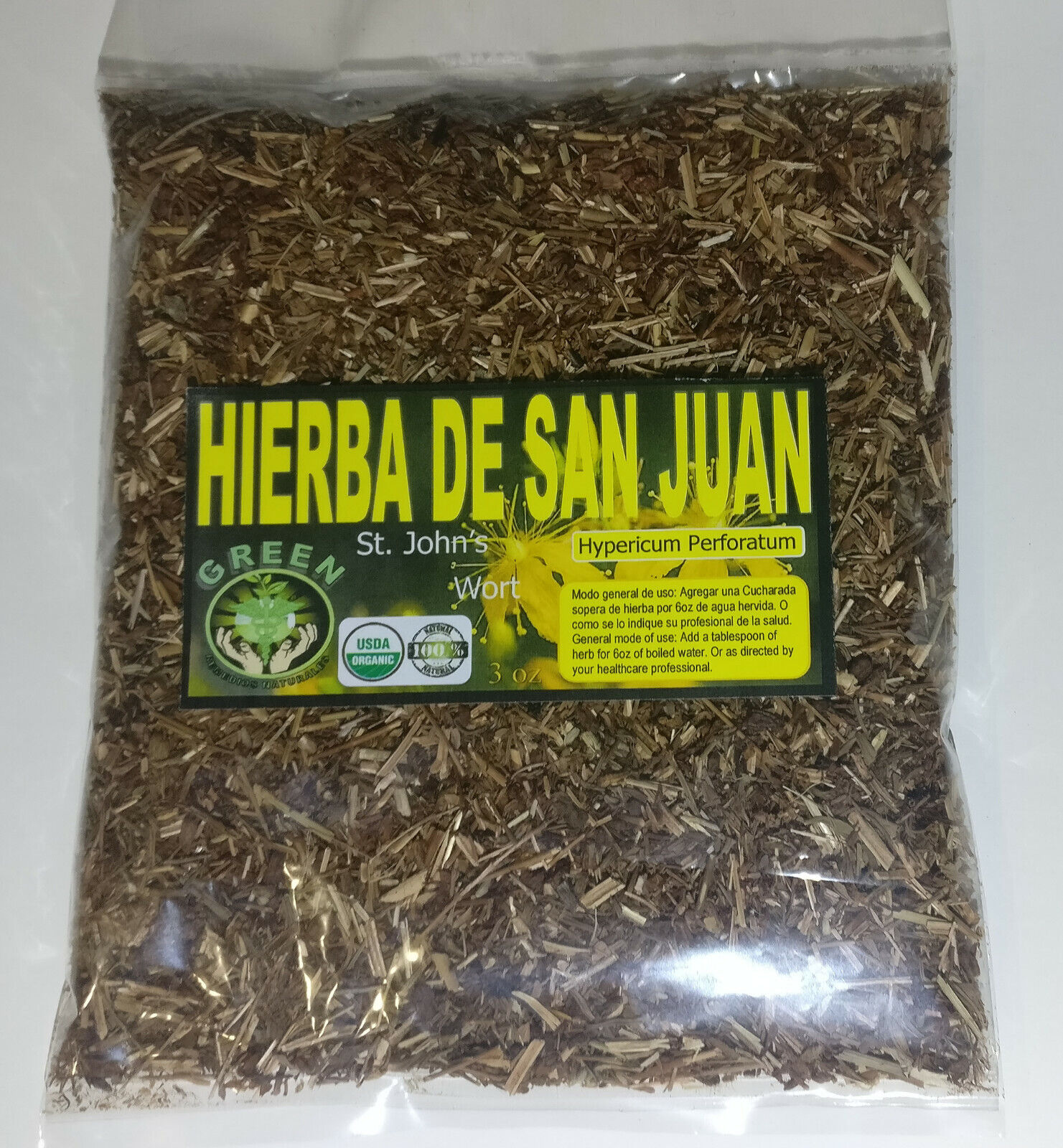 St. John's Wort Tea 3oz Herbal Supplement