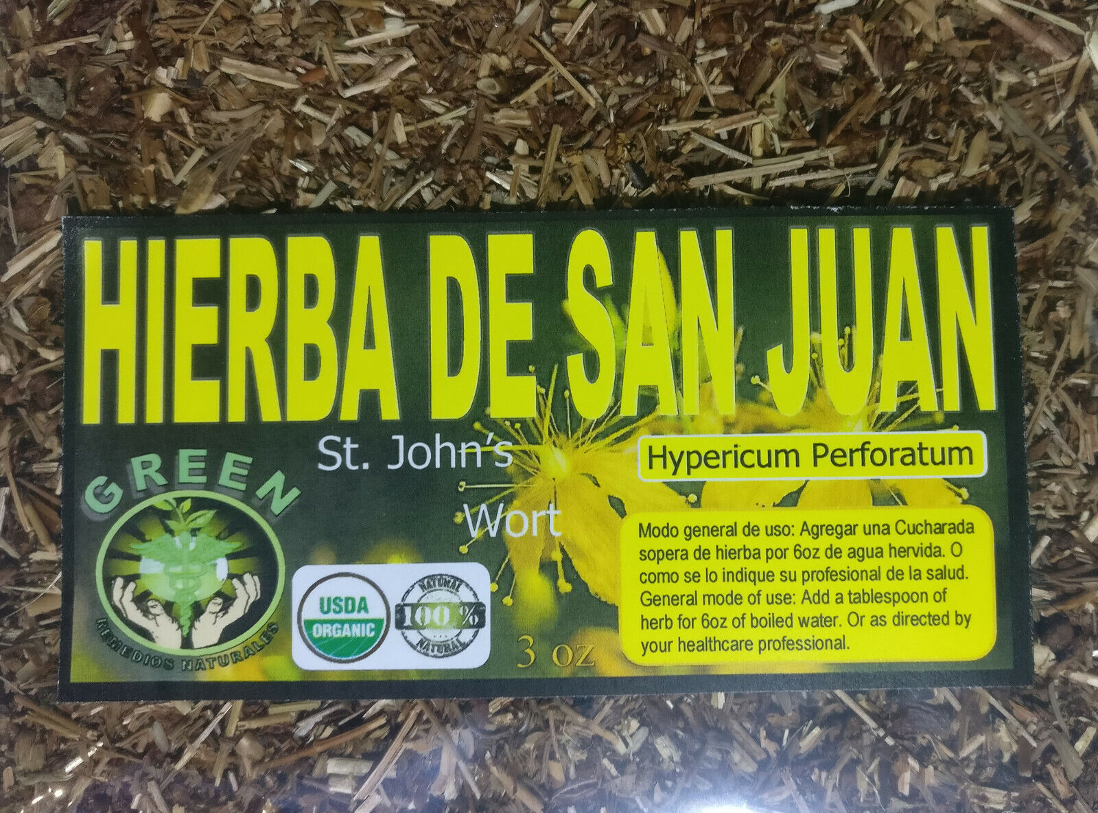 St. John's Wort Tea 3oz Herbal Supplement