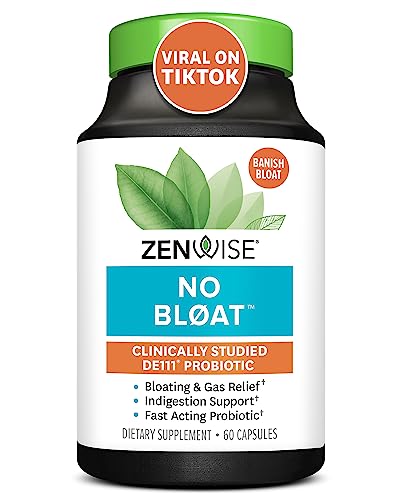 Zenwise No Bloat Digestive Enzymes and Probiotics