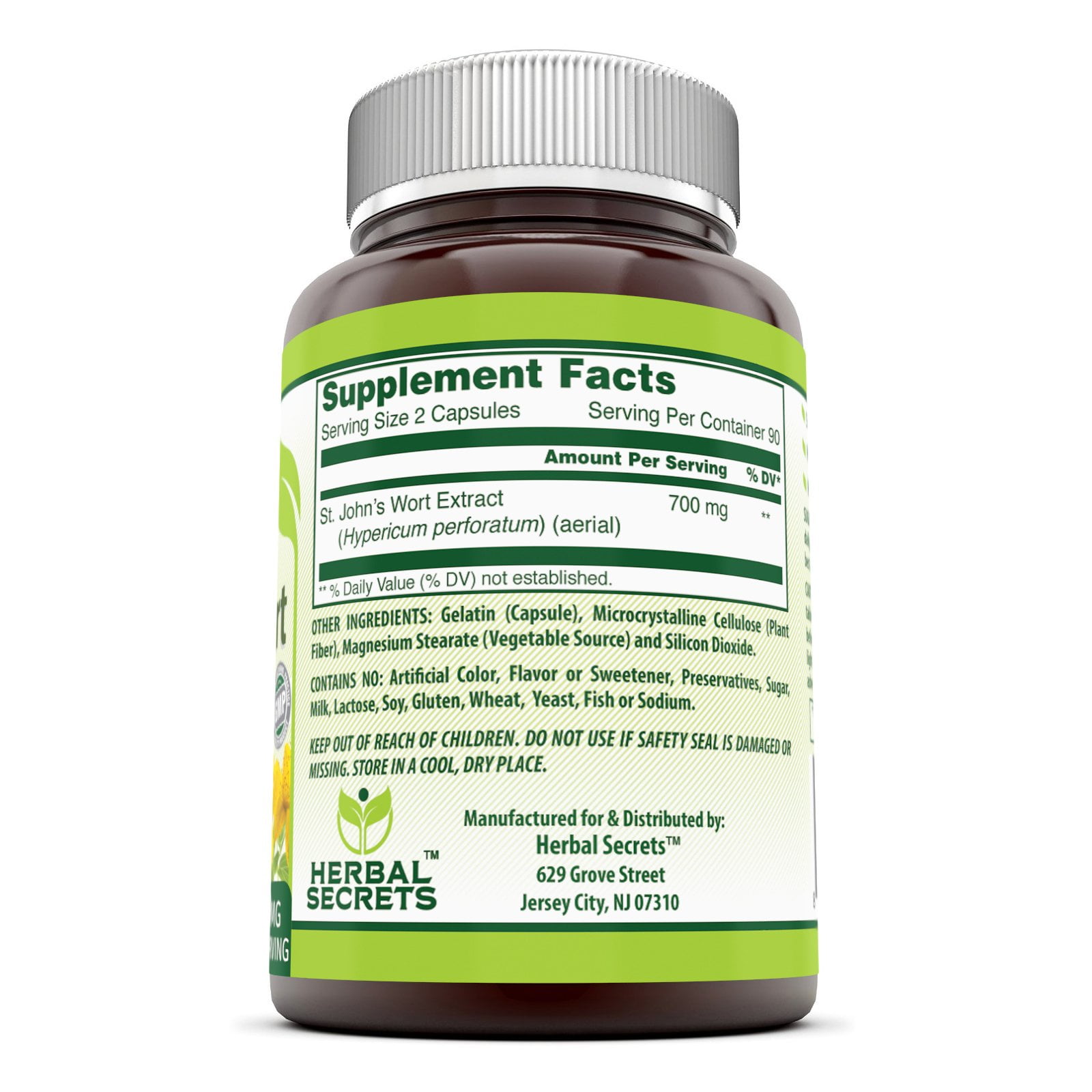 St. John's Wort 700mg - 180 Capsules