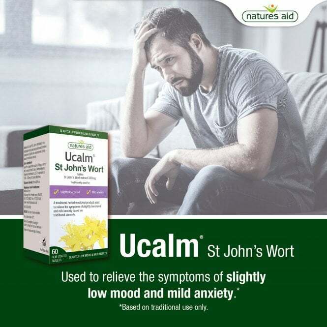 Nature's Aid Ucalm 300mg St John's Wort - 60 Tablets