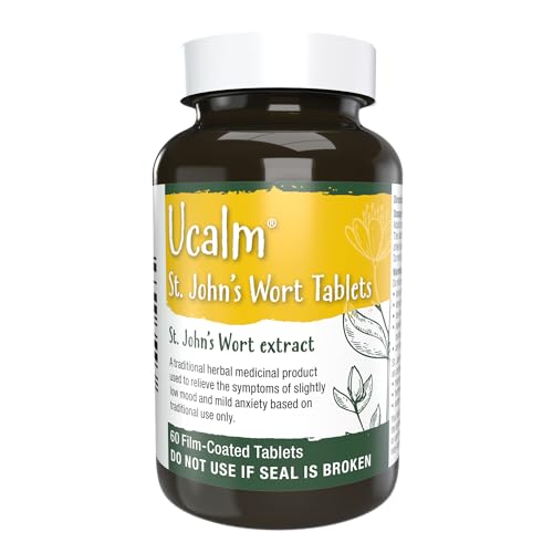 Ucalm 300mg St John's Wort - 60 Tablets