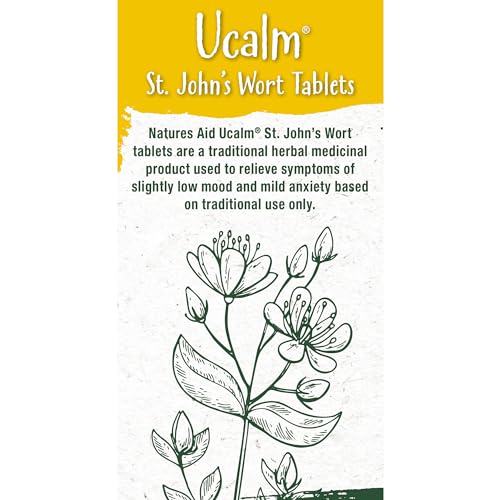 Ucalm 300mg St John's Wort - 60 Tablets