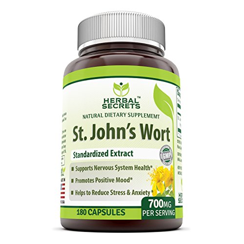St. John's Wort 700mg Capsules for Mood Support