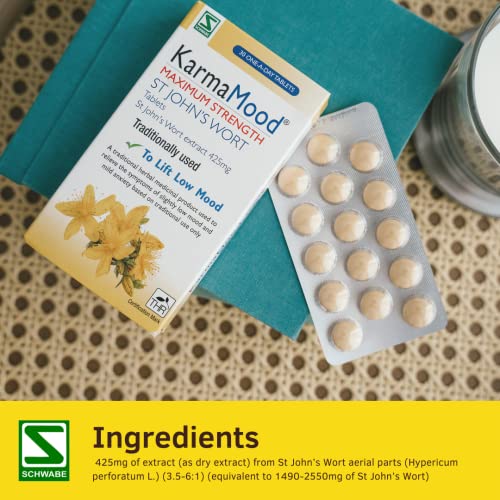 KarmaMood St John's Wort Extract 425mg – 30 Tablets