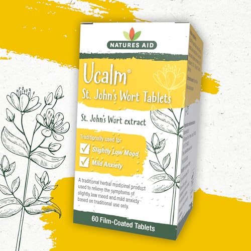 Ucalm 300mg St John's Wort - 60 Tablets