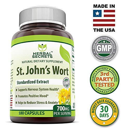 St. John's Wort 700mg Capsules for Mood Support