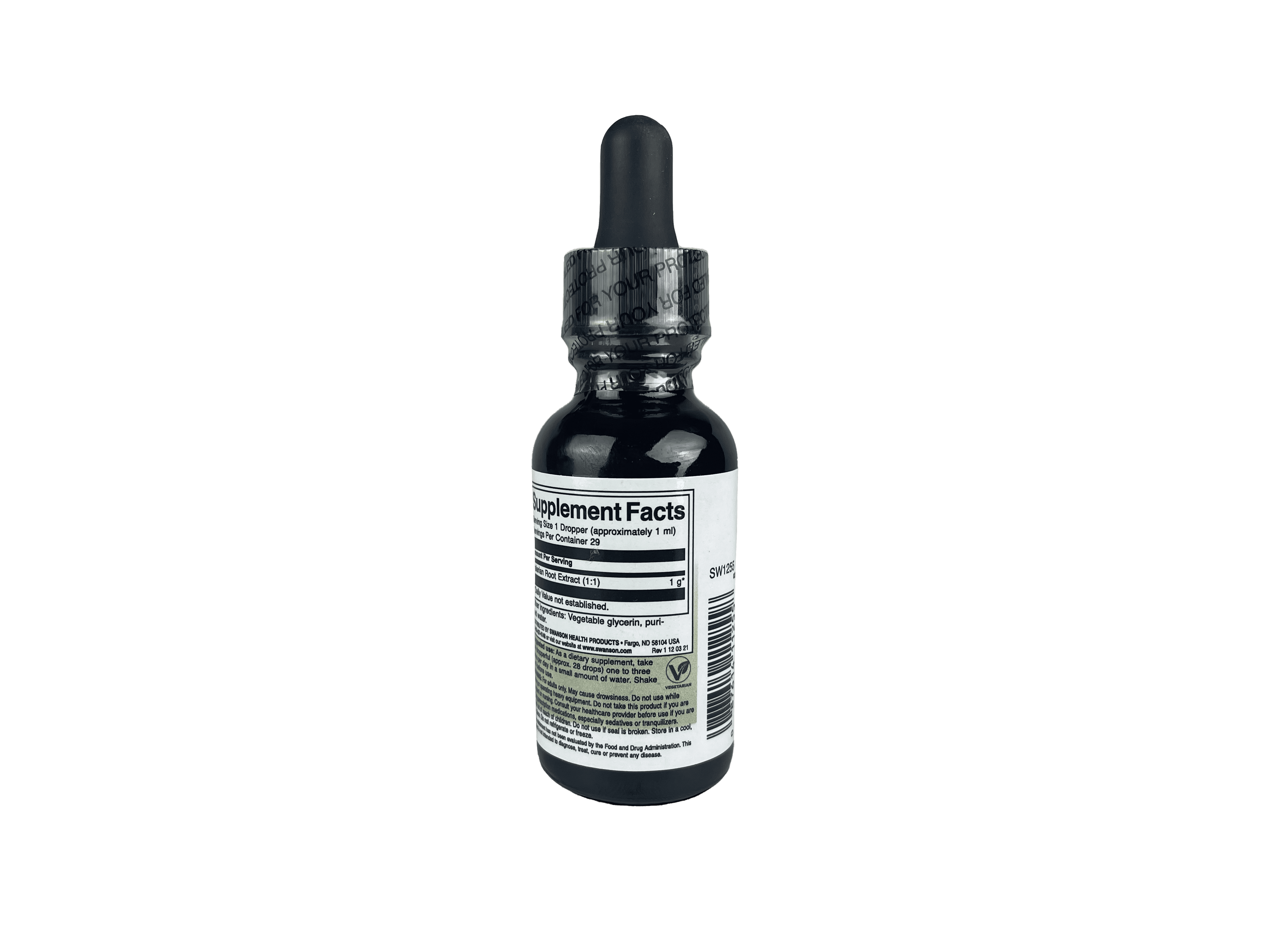 Swanson Alcohol-Free Valerian Root Liquid Extract 1 oz