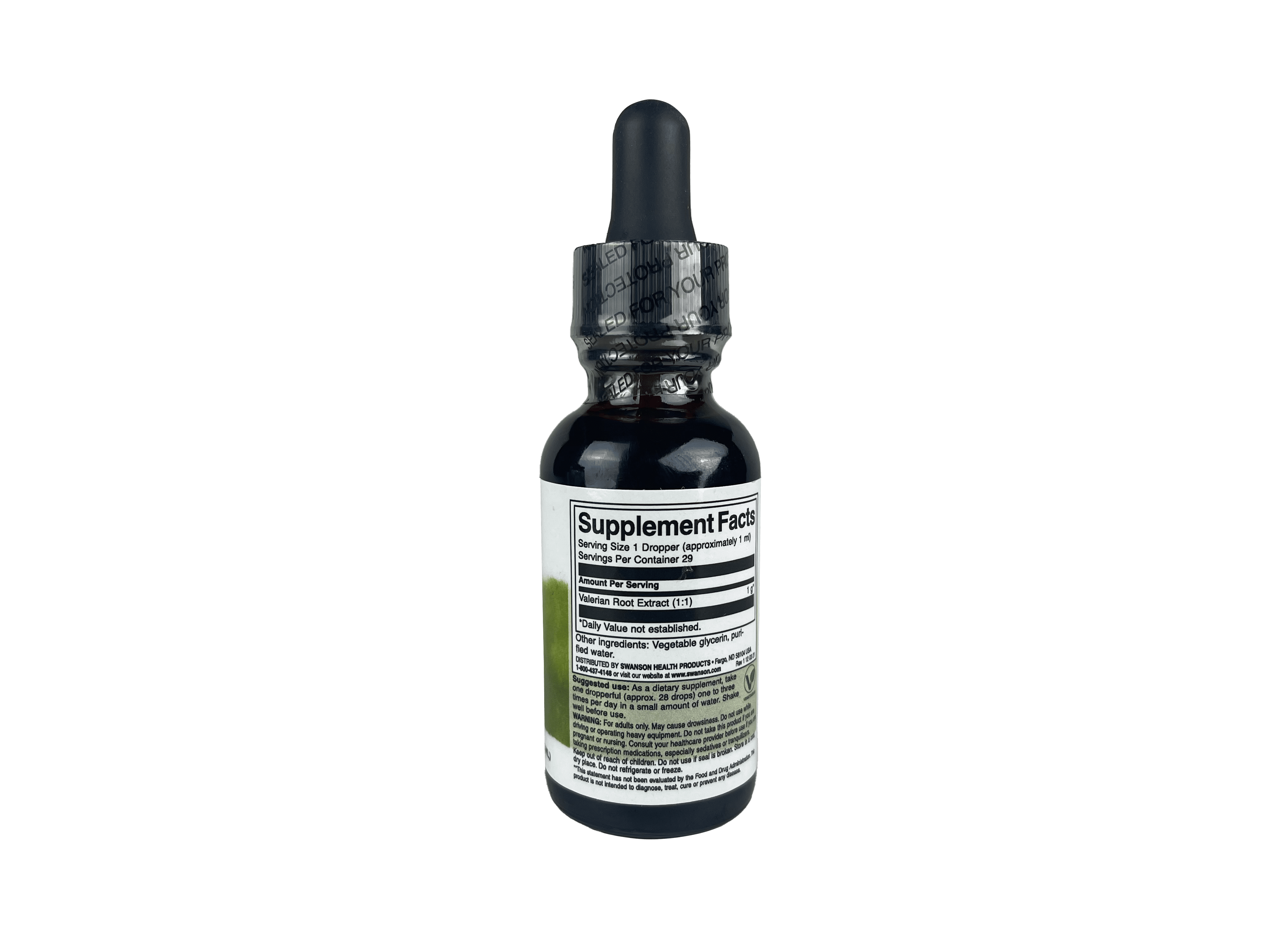 Swanson Alcohol-Free Valerian Root Liquid Extract 1 oz