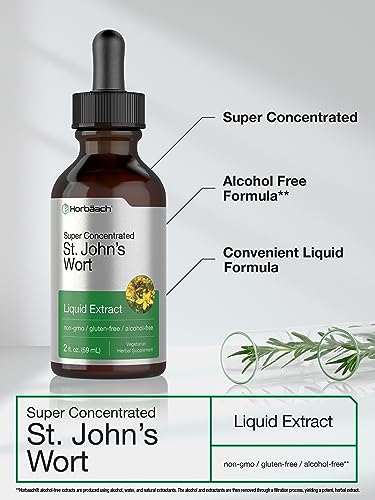 St John's Wort Tincture - Alcohol Free 2 Oz
