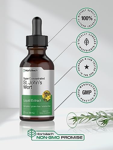 St John's Wort Tincture - Alcohol Free 2 Oz