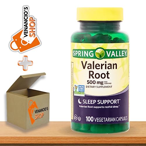 Valerian Root 500mg Vegan Capsules for Sleep