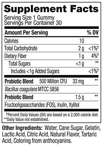 Probiotic Prebiotic Gummies for Gut Health