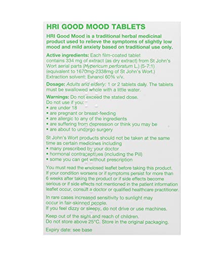 HRI Good Mood Tablets for Mood Support