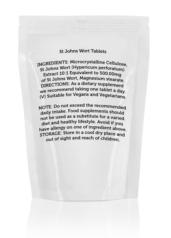 St John's Wort 500mg Extract - 180 Tablets