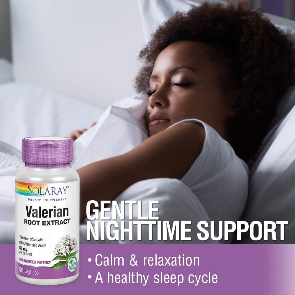 Solaray Valerian Root Extract 50 mg for Sleep