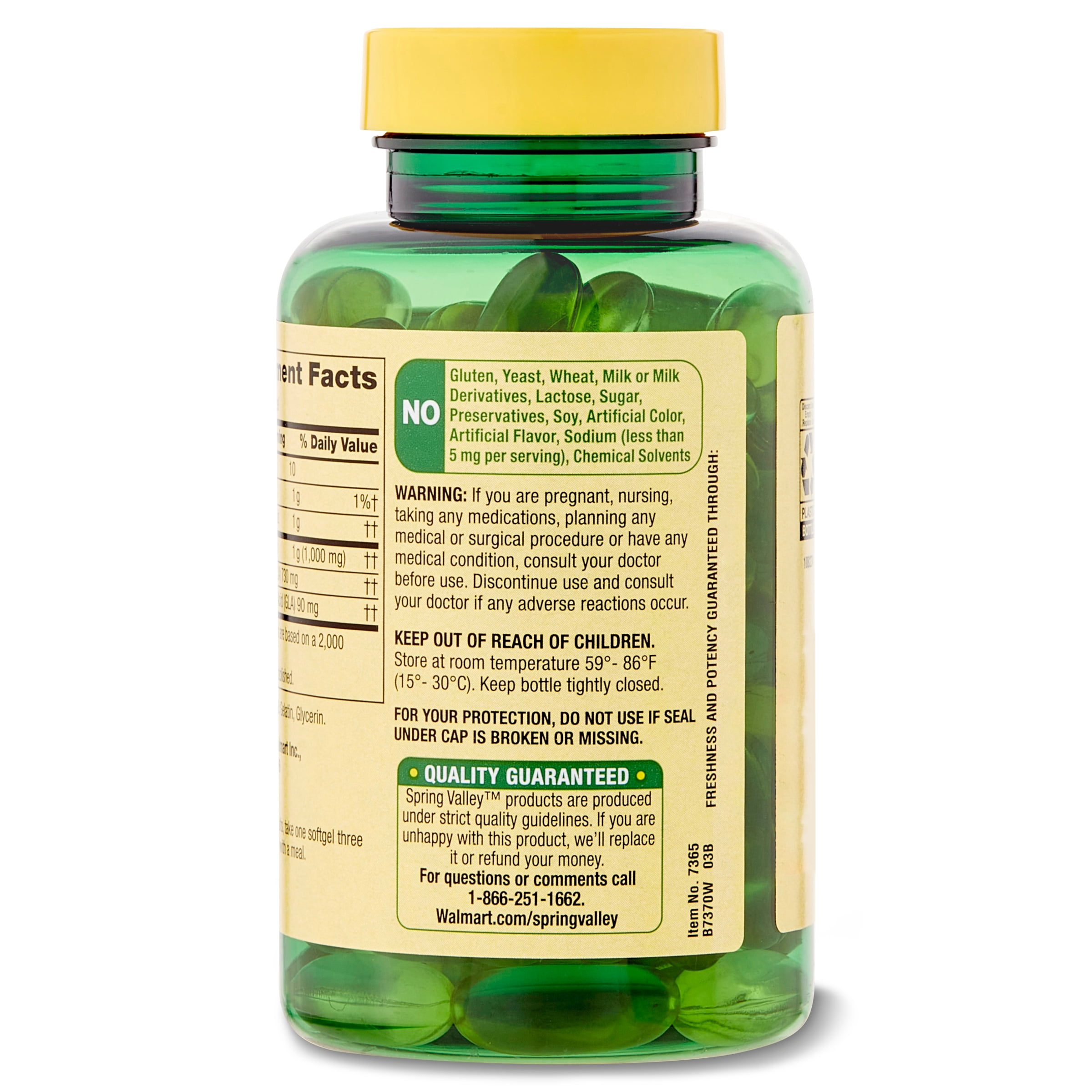 Evening Primrose Oil Softgels for Women’s Health
