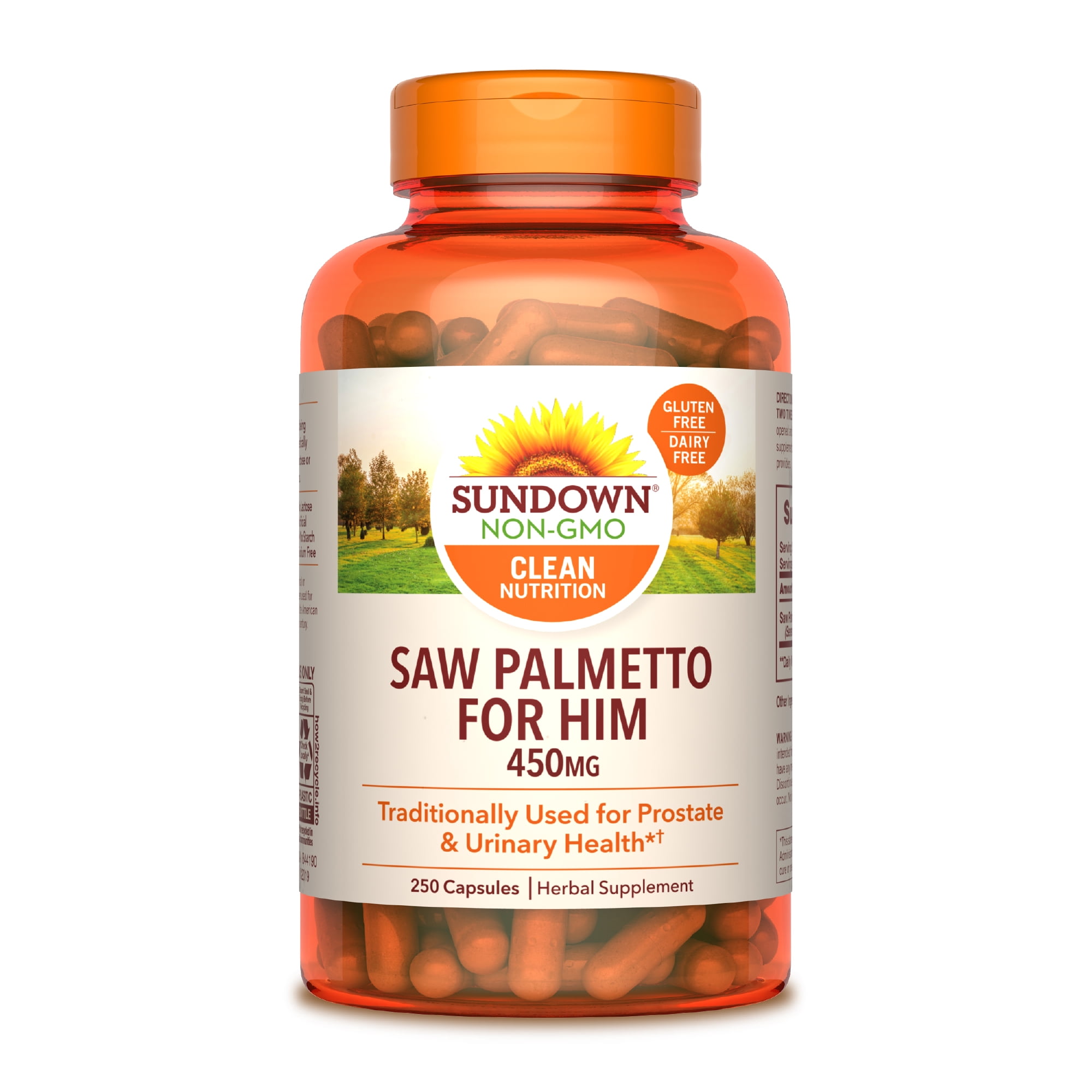 Sundown Saw Palmetto for Men’s Health, 250 Capsules