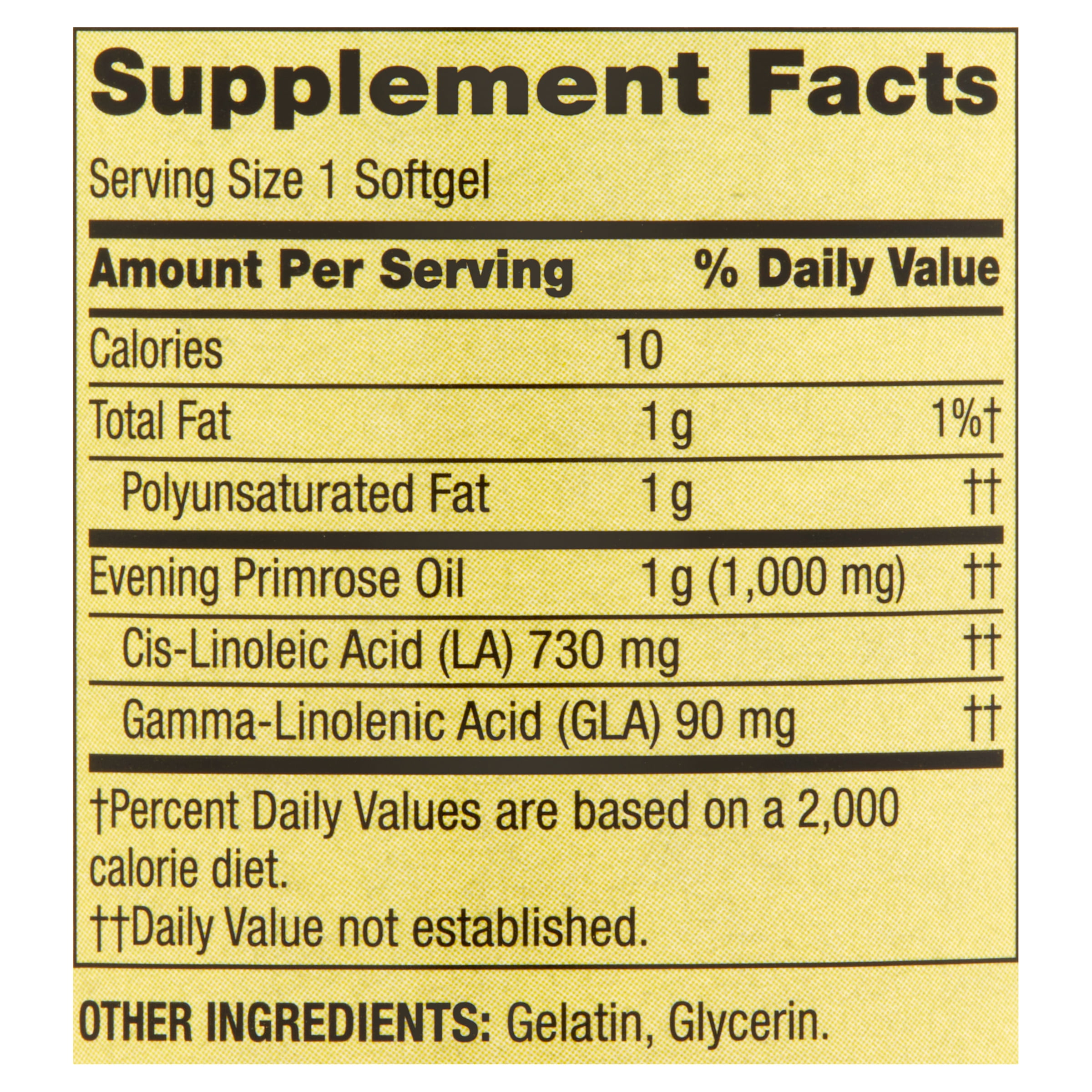 Evening Primrose Oil Softgels for Women’s Health