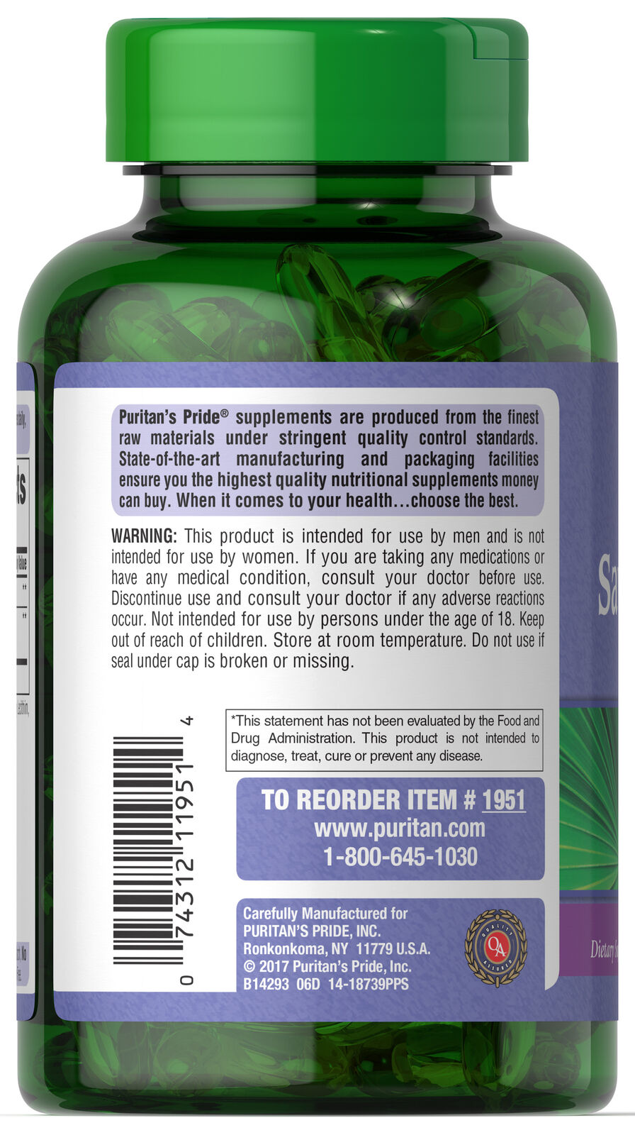 Saw Palmetto Extract for Urinary and Prostate Health