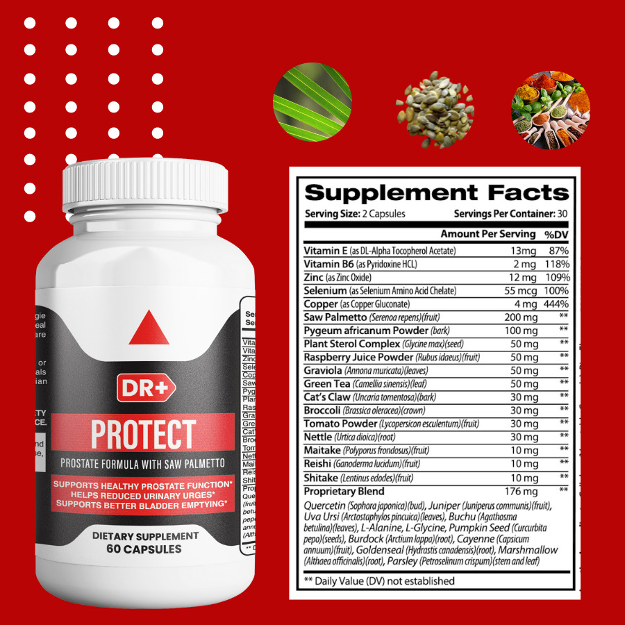 Prostate Health Formula with Saw Palmetto & Zinc