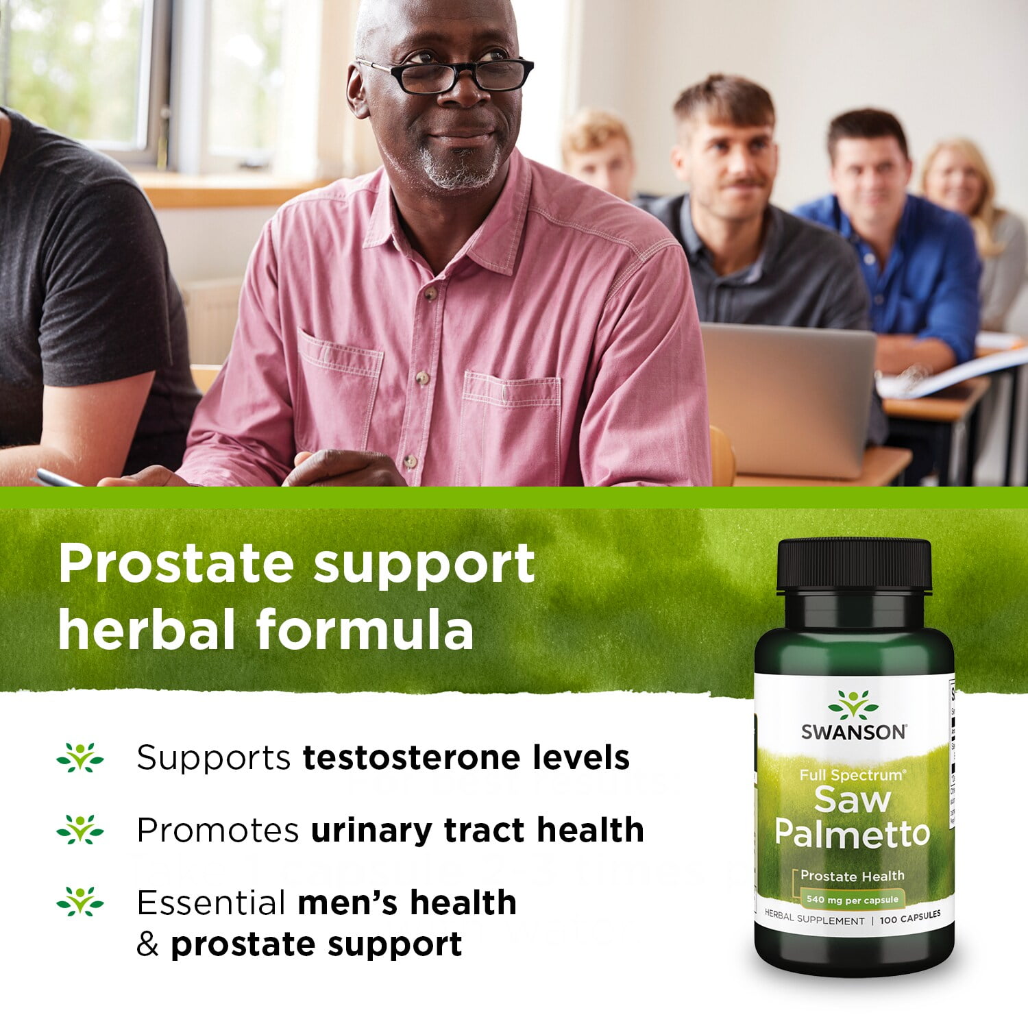 Swanson Saw Palmetto for Prostate and Hair Health