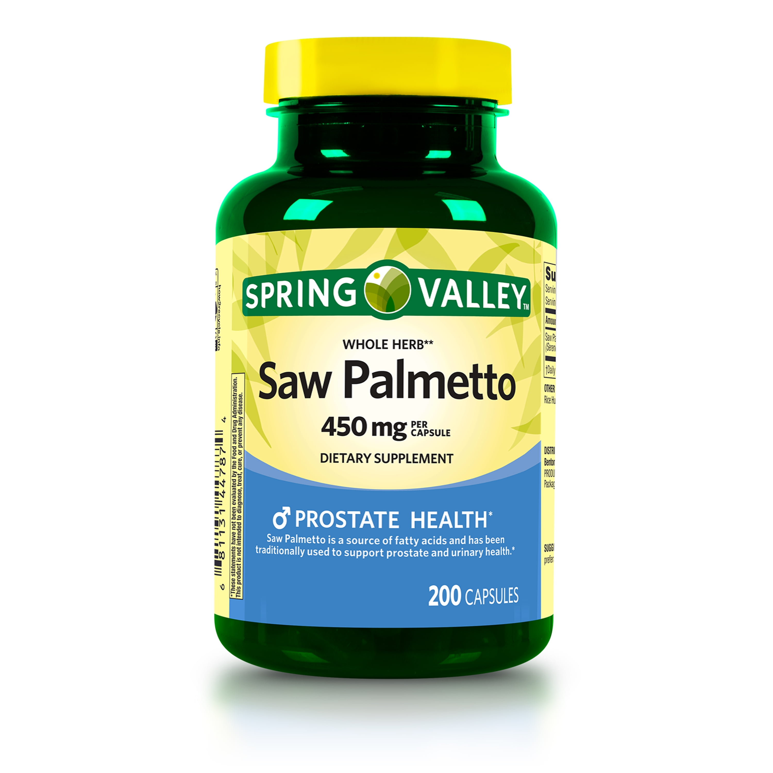 Spring Valley Saw Palmetto Capsules for Prostate Health