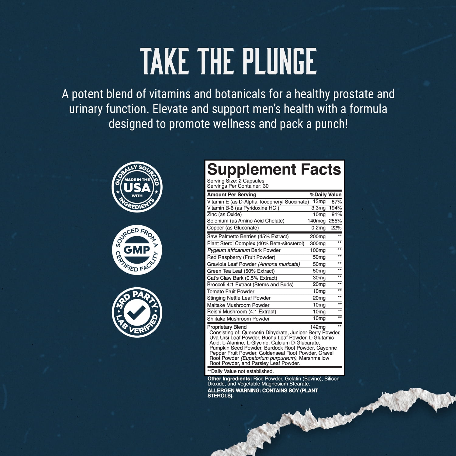 Men’s Prostate Support with Saw Palmetto & Zinc