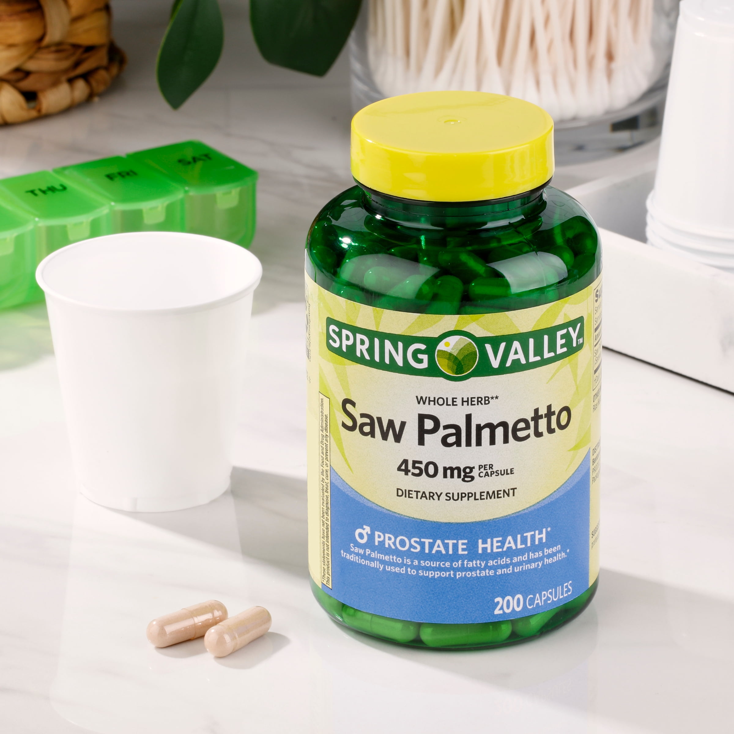 Spring Valley Saw Palmetto Capsules for Prostate Health