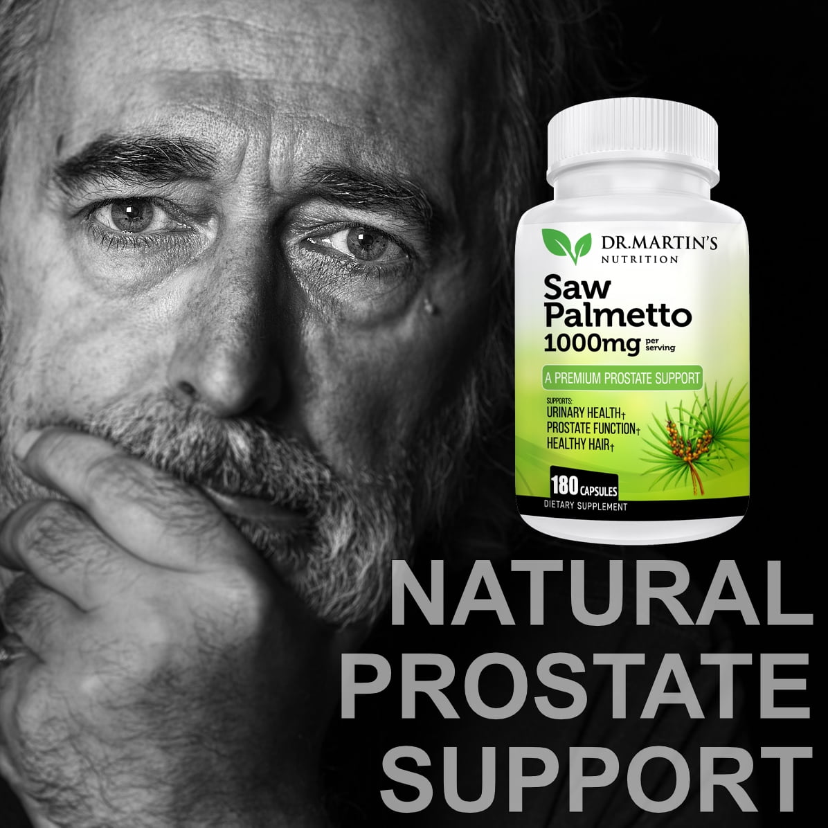 1000mg Saw Palmetto for Prostate & Hair Health