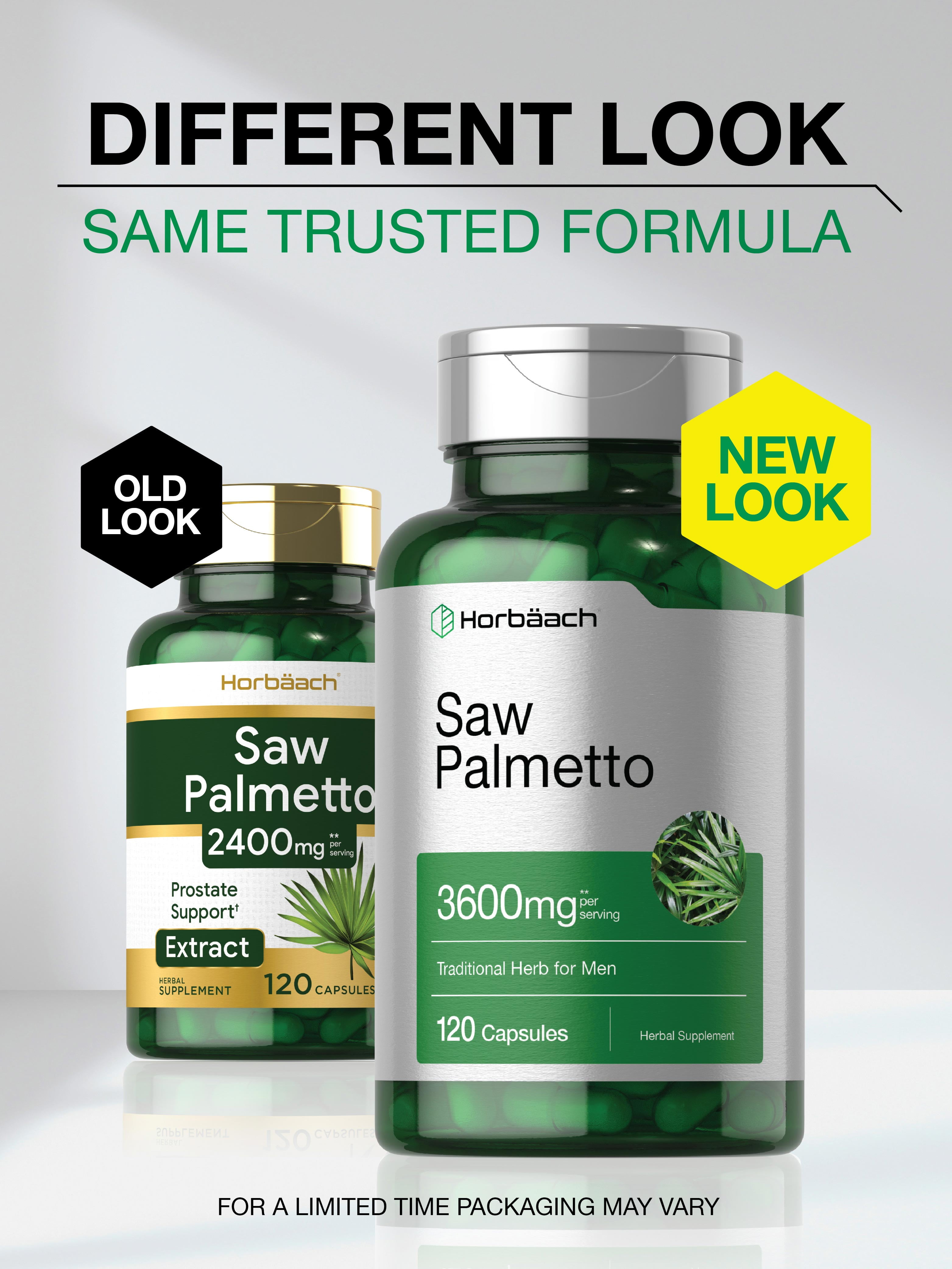 Saw Palmetto Extract 3600mg 120 Capsules