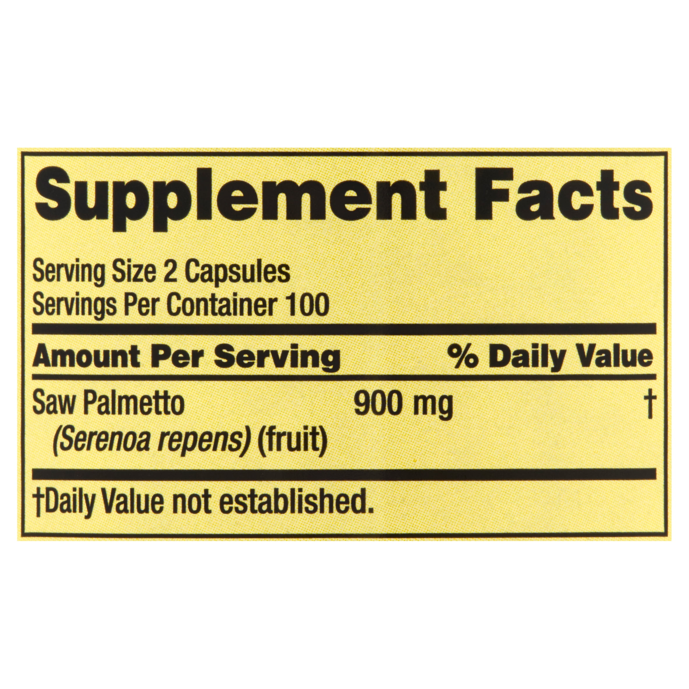 Spring Valley Saw Palmetto Capsules, 450 Mg, 200 Ct