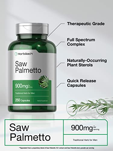 Saw Palmetto Extract 900mg - 250 Capsules