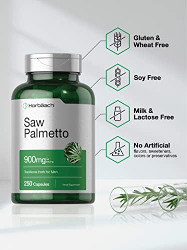 Saw Palmetto Extract 900mg - 250 Capsules